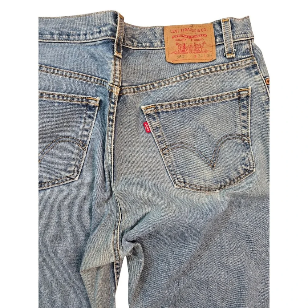 Vintage Levi's 550 & 560 Comfort Fit Jeans | W34 L30 | Made‎ in El Salvador